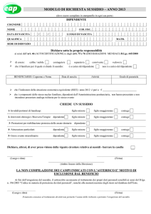 Modello richiesta sussidio (formato doc 121 kb)