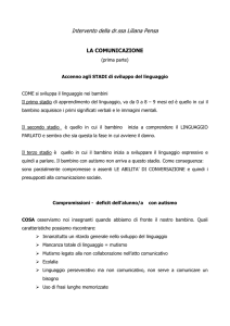 Comunicazione nell`autismo