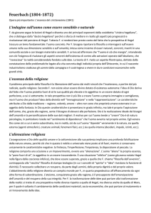 L`indagine sull`uomo come essere sensibile e naturale