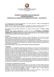 Progetto "CUORE ROTARACT" - Rotary International