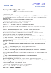 Festa Santa Famiglia Proposta gruppi fanciulli: Recita, Stelle di
