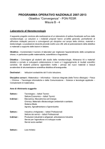 Nanotecnologie e nanomateriali