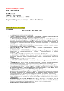Diagnostica per immagini - Facoltà di Medicina e Chirurgia