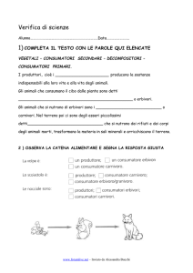 Verifica di scienze