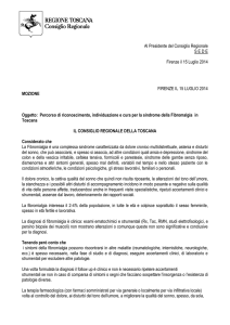 Mozione fibromalgia-2 - Associazione Italiana Sindrome Fibromialgica