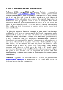 Il mito di Archimede per Leon Battista Alberti
