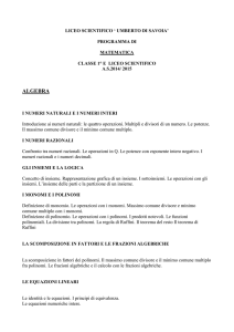 matematica - Principe Umberto