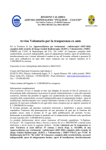 AVVISO EX ANTE - Pugliese