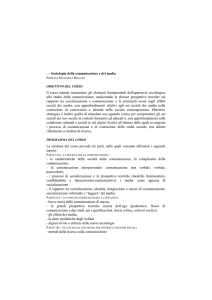 Sociologia della comunicazione e dei media