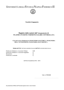 uNIVERSITÀ DEGLI STUDI DI NAPOLI FEDERICO II Corso di