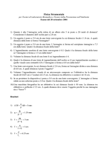 Fisica Strumentale - Dipartimento di Fisica