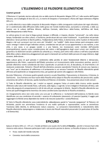 FILOSOFIE ELLENISMO appunti