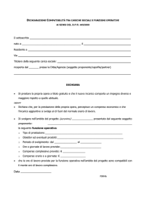 Compatibilità cariche sociali
