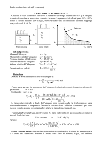 Trasformazioni termodinamiche - problema