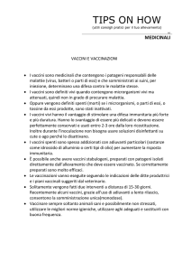 Vaccini e vaccinazioni