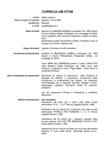 curriculum - Stella Lipparini