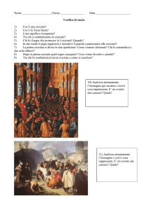 Cos`è una crociata - Scuola Media di Piancavallo