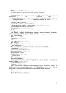 Allegato 2 - (articolo 3, comma 3) Certificato medico per la