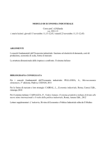 economia industriale - e