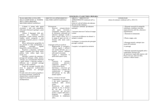geografia: classe terza primaria