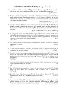 Esercizi circolare + Gravitazione