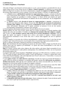 La destra e la sinistra hegeliana e Feuerbach