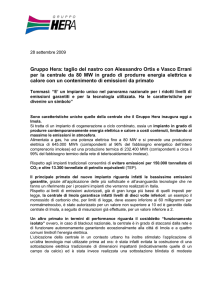Comunicato stampa
