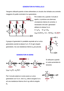 generatori_utilizzatori in serie e parallelo