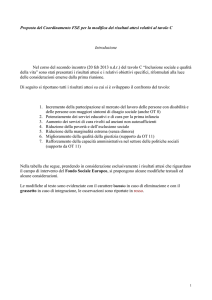 proposta di coordinamento FSE