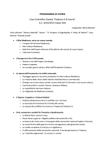 PROGRAMMA DI STORIA Liceo Scientifico Statale “Federico II di