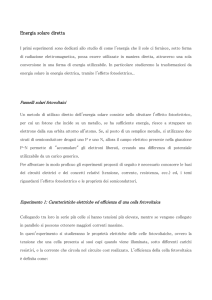 Il materiale didattico sul pannello fotovoltaico File