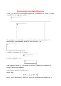 Impedenza elettrica, triangolo delle potenze