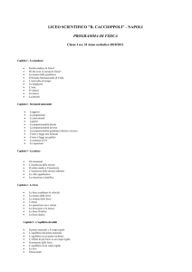 programma di fisica