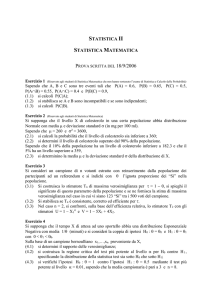 Riservato agli studenti di Statistica Matematica che non hanno