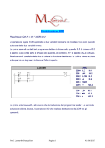 Combinazione XOR