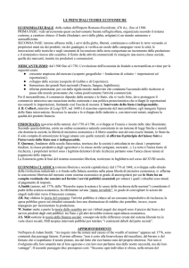 le principali teorie economiche