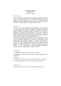 Programma e testi consigliati