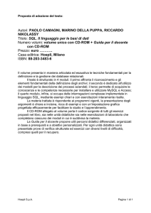 Proposta di adozione del testo