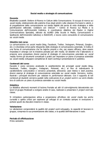 Scritture per lo schermo - Università Cattolica del Sacro Cuore
