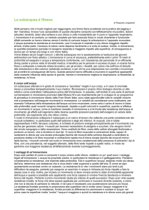 La subacquea è fitness