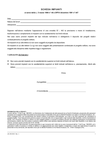 DU03/B - Scheda impianti