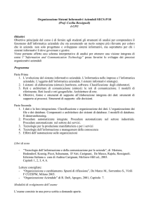 Programma del corso