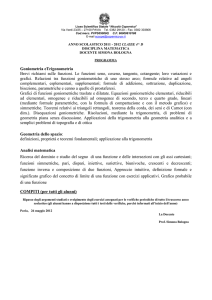 anno scolastico 2008-2009 classe 4^ d - “copernico”