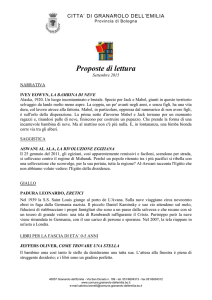 Recensioni settembre 2015 - Comune di Granarolo dell`Emilia