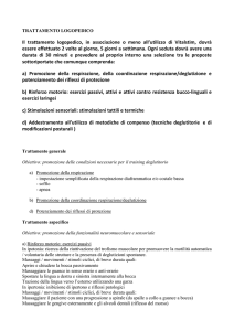 trattamento logopedico