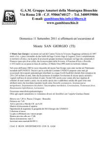 escursione - GAM Bisuschio