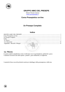 Corso On Line - Presepi e Diorami