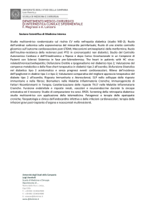 Relazione Medicina interna - Dipartimento Medico