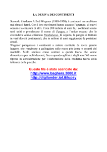 LA DERIVA DEI CONTINENTI