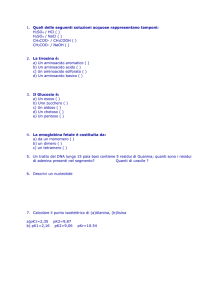 prova 2 (1 compitino di Biochimica)